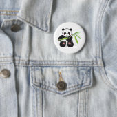 Badge Rond 5 Cm Panda (En situation)