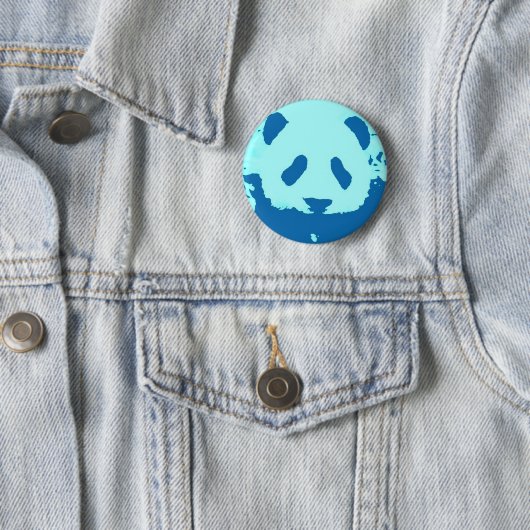 Badge Rond 5 Cm Panda bébé (En situation)