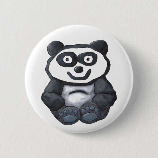 Badge Rond 5 Cm Panda d'Alan (Devant)