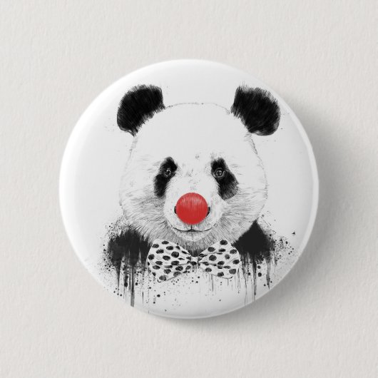 Badge Rond 5 Cm Panda de clown (Devant)