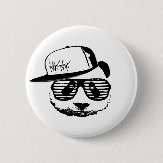 Badge Rond 5 Cm Panda de ghetto (Devant)