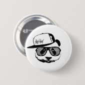 Badge Rond 5 Cm Panda de ghetto (Devant & derrière)
