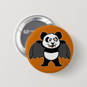 Badge Rond 5 Cm Panda de vampire (Devant & derrière)