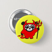 Badge Rond 5 Cm Panda - diable - bouton (Devant & derrière)