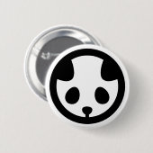 Badge Rond 5 Cm Panda en cercle (Devant & derrière)