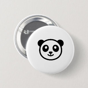 Badge Rond 5 Cm panda en mug