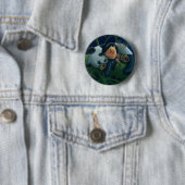 Badge Rond 5 Cm Panda et fée (En situation)