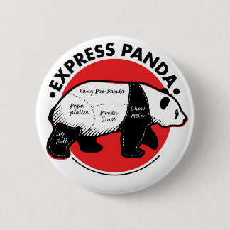 Badge Rond 5 Cm Panda exprès