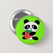 Badge Rond 5 Cm panda géant (Devant & derrière)