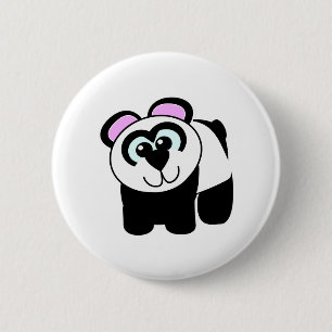 Badge Rond 5 Cm Panda Goofkins Cute