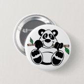 Badge Rond 5 Cm Panda mignon (Devant & derrière)