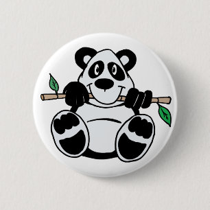 Badge Rond 5 Cm Panda mignon