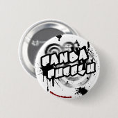 Badge Rond 5 Cm Panda Phresh (bouton) (Devant & derrière)