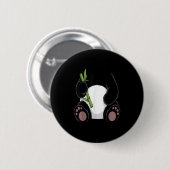 Badge Rond 5 Cm Panda Shirt Adult Kids Men Women Panda Bear Costum (Devant & derrière)
