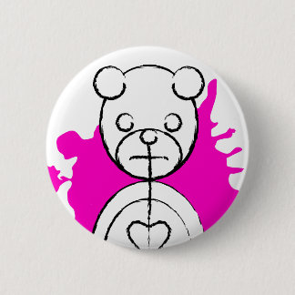 Badge Rond 5 Cm panda splatz.