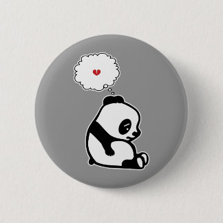 Badge Rond 5 Cm Panda triste