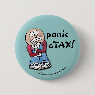 Badge Rond 5 Cm Panic FISC !
