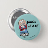 Badge Rond 5 Cm Panic FISC ! (Devant & derrière)