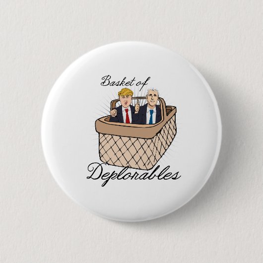 Badge Rond 5 Cm Panier de Deplorables - penny d'atout -- (Devant)
