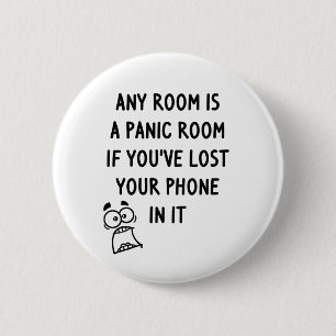 Badge Rond 5 Cm Panique