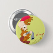 Badge Rond 5 Cm Panne d'arme d'ELMER FUDD™ (Devant & derrière)