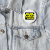 Badge Rond 5 Cm panneau d'avertissement de café (En situation)