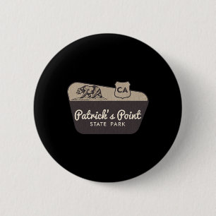 Badge Rond 5 Cm Panneau de bienvenue du parc d'État de Patrick's P