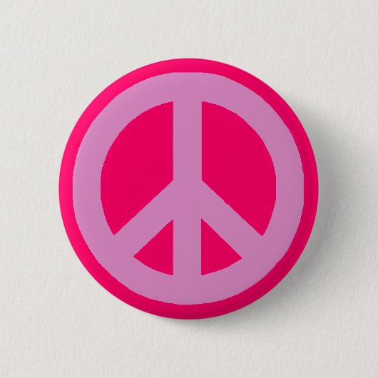 Badge Rond 5 Cm Panneau de paix (Devant)