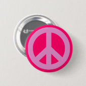 Badge Rond 5 Cm Panneau de paix (Devant & derrière)
