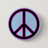 Badge Rond 5 Cm Panneau de paix (Devant)