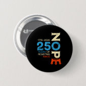 Badge Rond 5 Cm Panneau de protestation Pas de rois 28 mars 2026 (Devant & derrière)