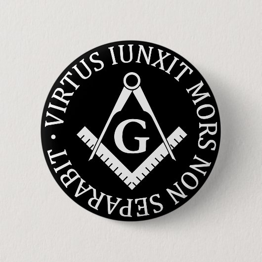 Badge Rond 5 Cm Panneau franc-maçonnerie (Devant)