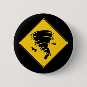 Badge Rond 5 Cm Panneau routier - Tornado