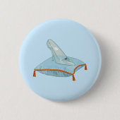 Badge Rond 5 Cm Pantoufle de verre (Devant)