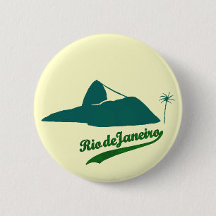 Badge Rond 5 Cm Pão de Açúcar Rio Brasil