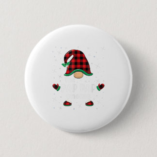 Badge Rond 5 Cm Pap Pap Gnomo Buffalo Plaid Matching Ch
