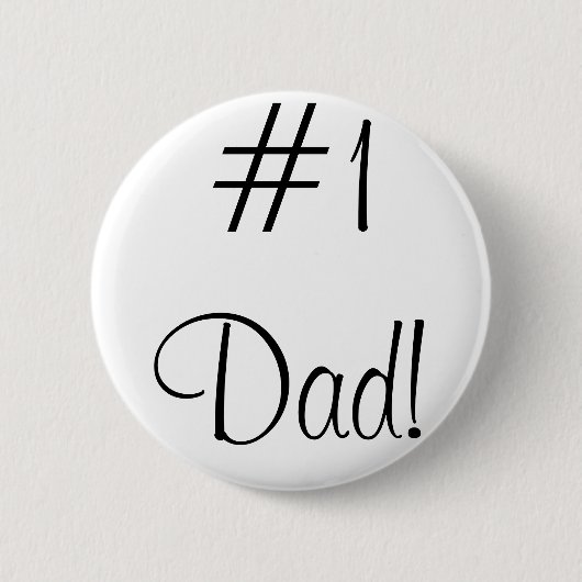 Badge Rond 5 Cm Papa #1 ! (Devant)