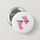Badge Rond 5 Cm Papa à être (Devant & derrière)