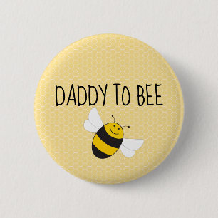 Badge Rond 5 Cm Papa à être bouton pour le baby shower (papa à êtr