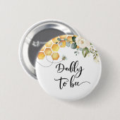 Badge Rond 5 Cm Papa à venir (Devant & derrière)