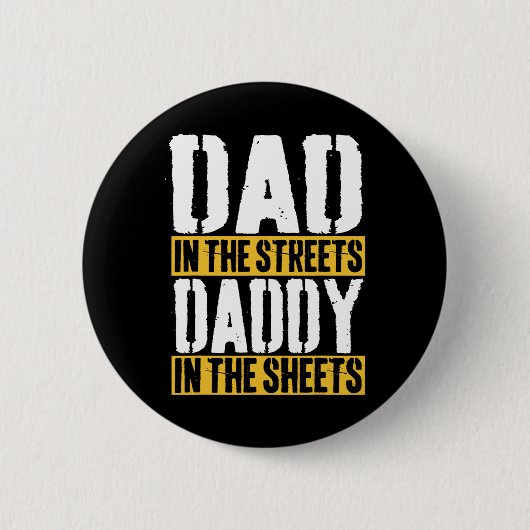 Badge Rond 5 Cm Papa Dans Les Rues Papa Dans Les Feuilles Père &#; (Devant)