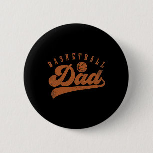 Badge Rond 5 Cm Papa de basket-ball