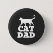 Badge Rond 5 Cm Papa de chat (Devant)