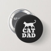 Badge Rond 5 Cm Papa de chat (Devant & derrière)