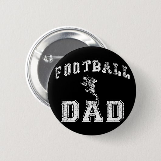 Badge Rond 5 Cm Papa de football (Devant & derrière)