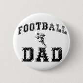 Badge Rond 5 Cm Papa de football (Devant)