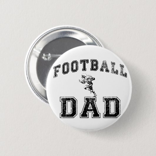Badge Rond 5 Cm Papa de football (Devant & derrière)