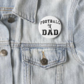 Badge Rond 5 Cm Papa de football (En situation)