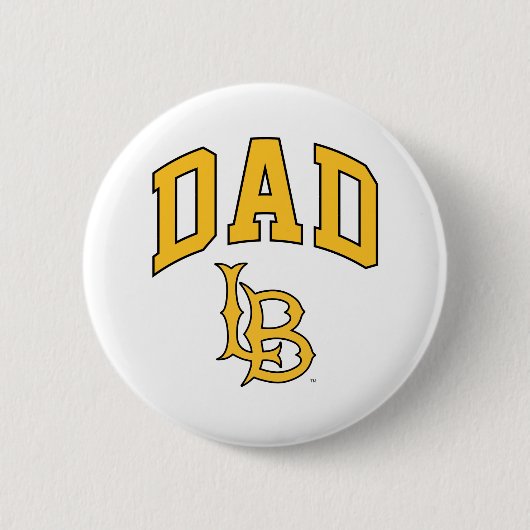 Badge Rond 5 Cm Papa de Long Beach (Devant)