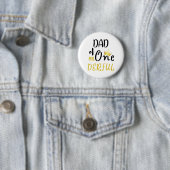 Badge Rond 5 Cm Papa de Mr Onederful Funny 1er Anniversaire T-shir (En situation)